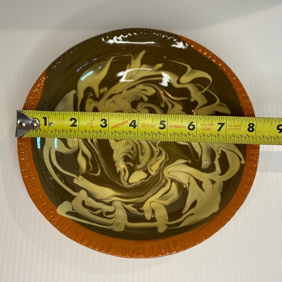 Vtg Colonial Williamsburg Restoration Redware Pottery Set Of 4 Pieces - Picture 10 of 14